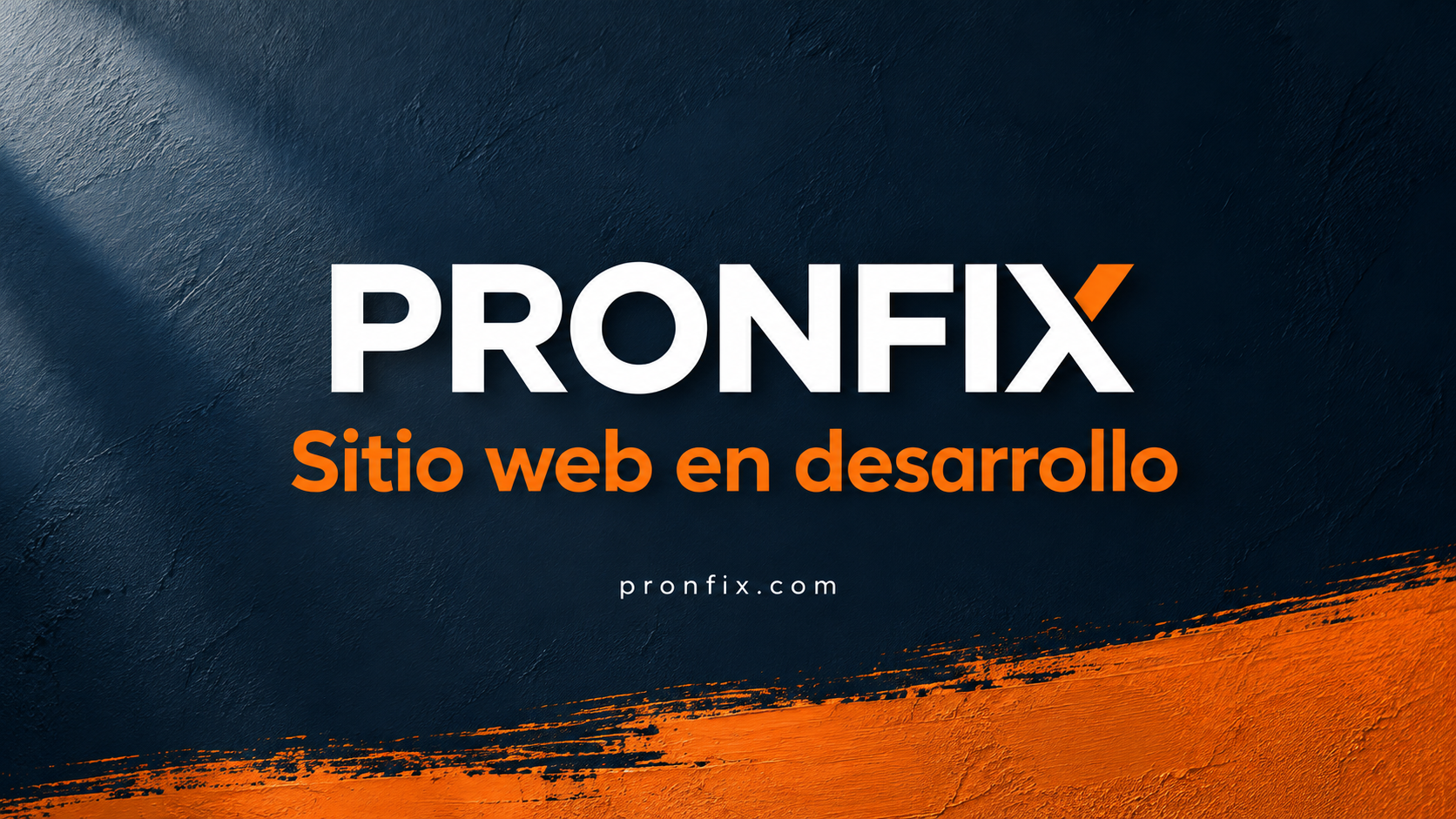 PRONFIX — Sitio web en desarrollo